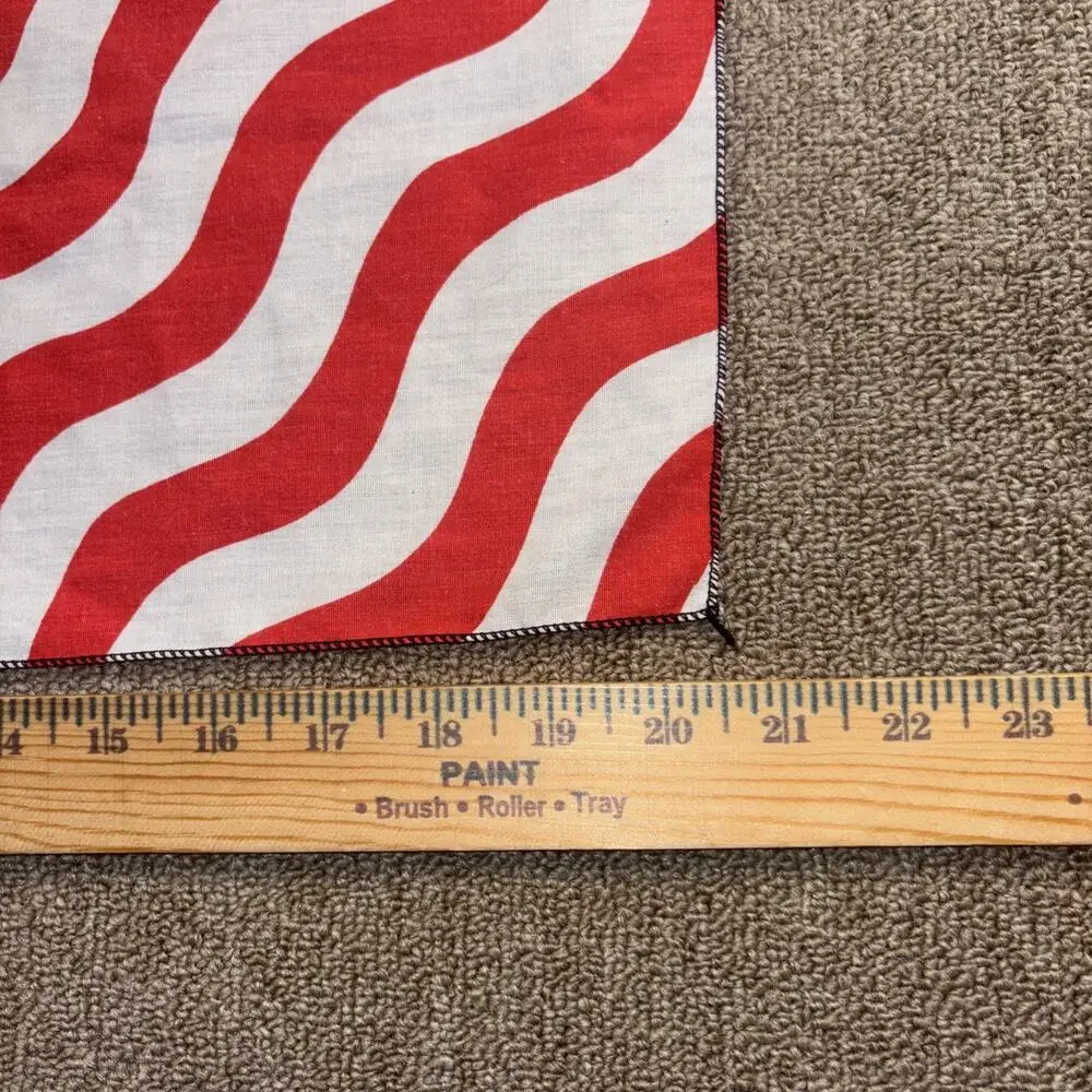 Harley Davidson Vintage Bandana American Flag Made In USA